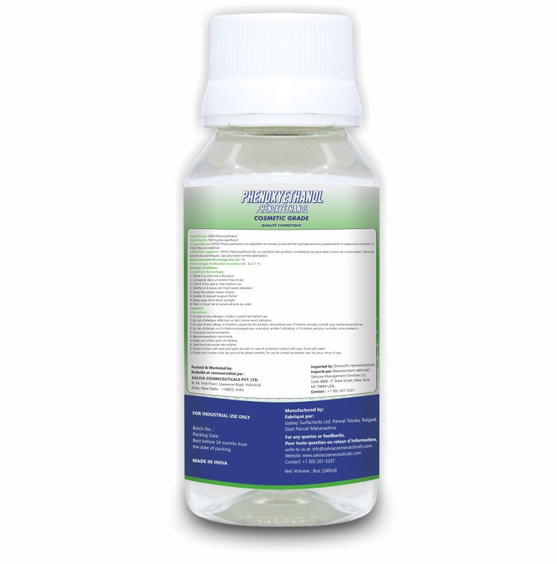 MYOC phenoxyethanol liquid | liquid for preservative,used in skin moisturizer, sunscreen, acne care, hair care, baby products, cosmetic products (240 Ml) - Image 2
