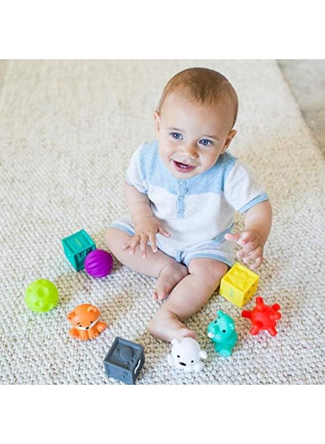 infantino Tub O' Toys Baby Bathing Toys Multicolor Tub O' Toys? 12 Piece Set 216289 Large - Image 4