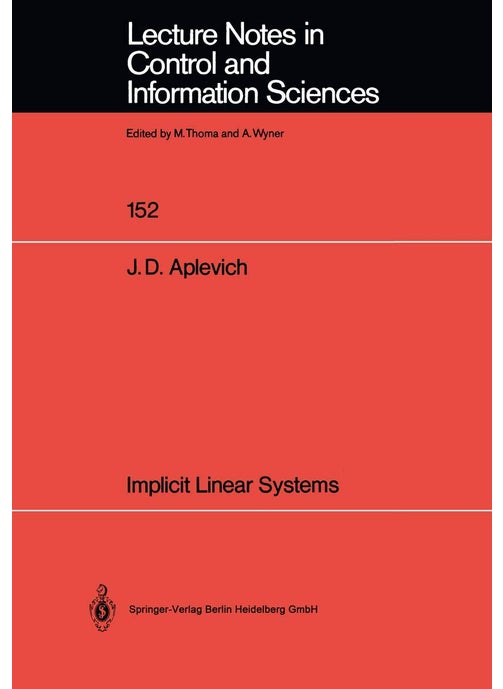 Implicit Linear Systems