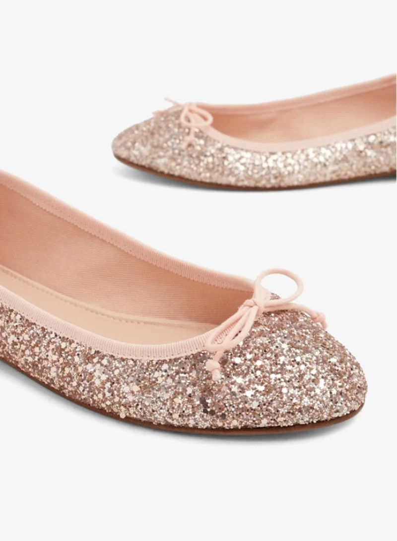 بيت الباليه باليرينا وردية لامعة