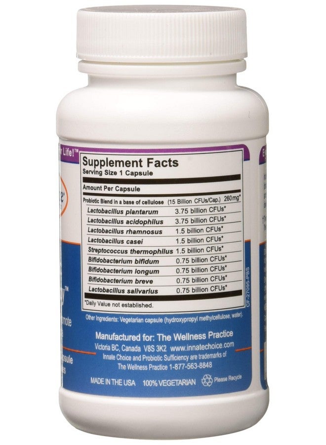 Innate Choice Probiotic Sufficiency, 60 vegetarian capsules - Image 3