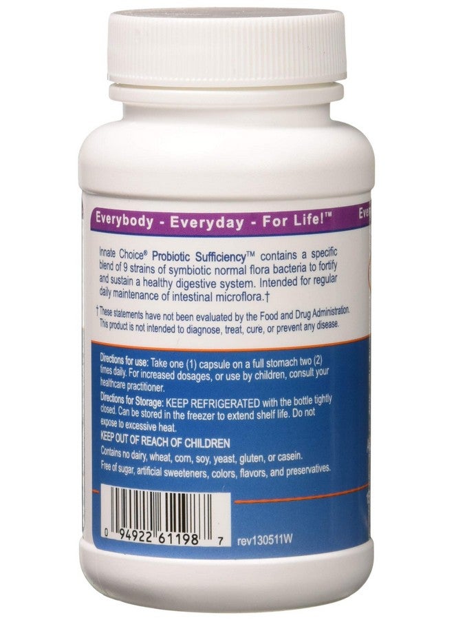 Innate Choice Probiotic Sufficiency, 60 vegetarian capsules - Image 2