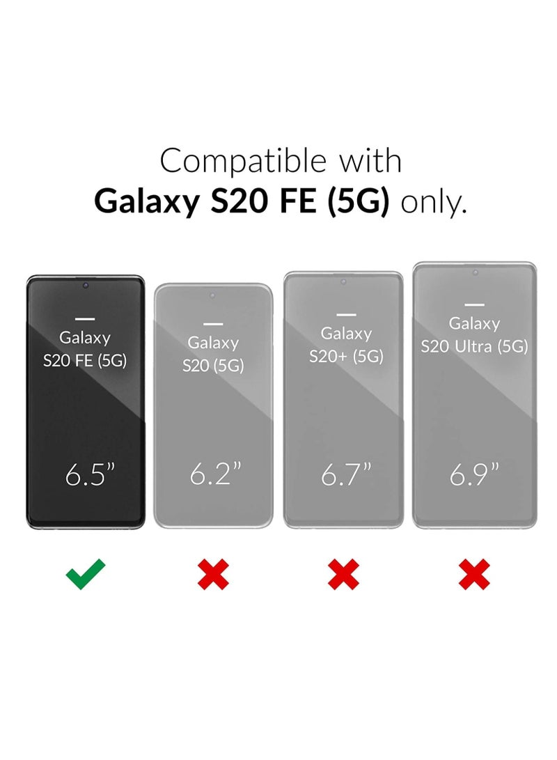 BORTONY Galaxy S20 FE Cover Soft Liquid Silicone Camera Protected Case - Image 2