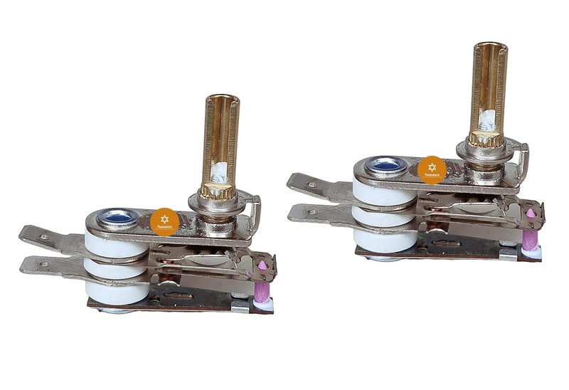 PENTASTARA Thermostat Switch Adjustable Temperature Thermostat for Electric Oven Ac 250V 15A 2 Units - Image 1