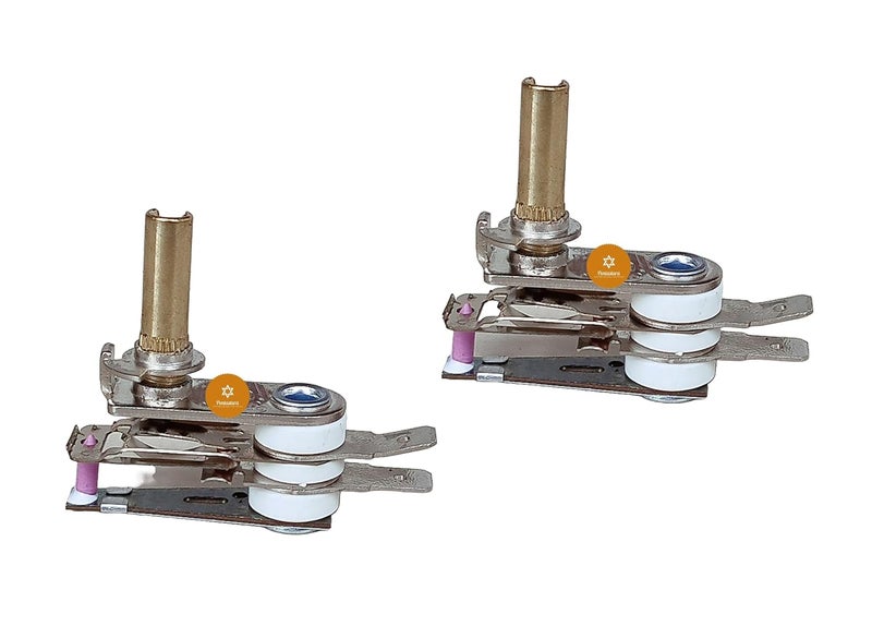 PENTASTARA Thermostat Switch Adjustable Temperature Thermostat for Electric Oven Ac 250V 15A 2 Units - Image 2