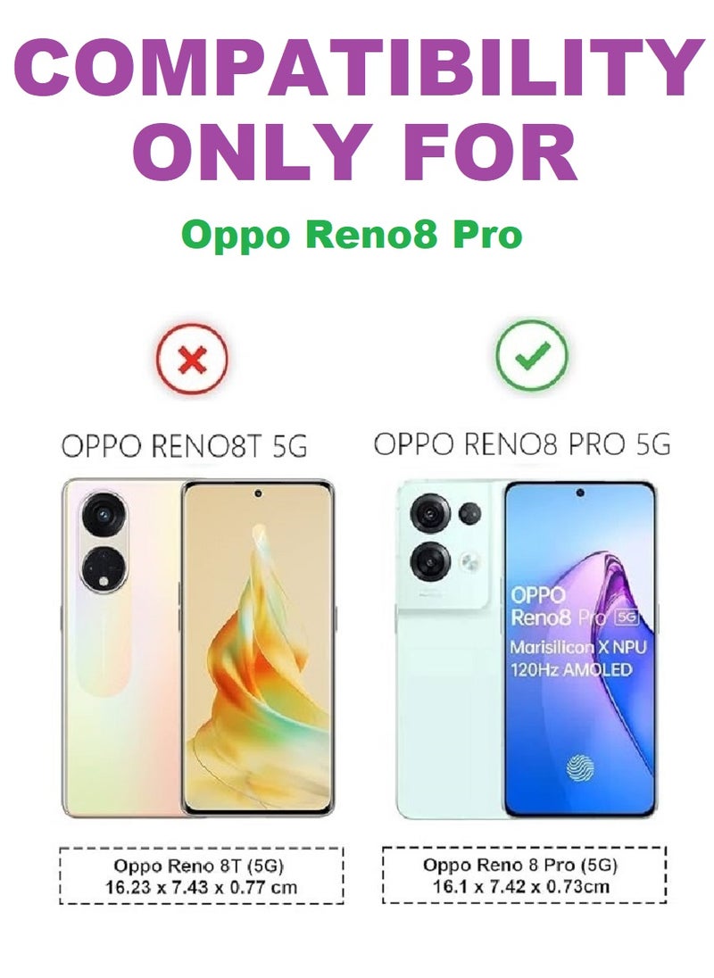 Super 2 Pieces Tempered Glass Screen Protector Anti-Spy Privacy  Designed For Oppo Reno8 Pro Full Screen Coverage And Bubble Free - Image 3