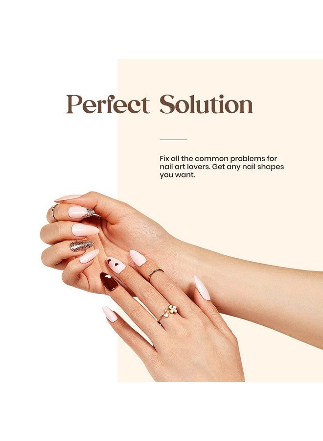 beetles Gel Polish 5 in 1 Nail Glue and No Wipe Top Coat Kit 2PCS 15ML for Gel Nails Easy Nail Extension Gel, Soak Off LED Gel Shine Finish and Long Lasting - Image 3