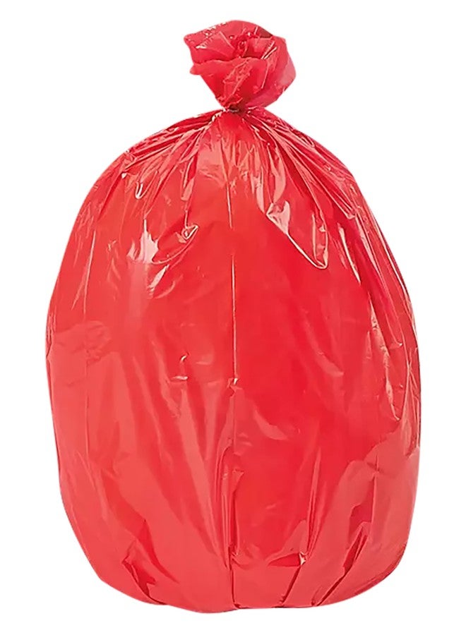 USA-Made Colorful Trash Bags in Variety of Sizes and Colors (10, RED 14 GALLONS)