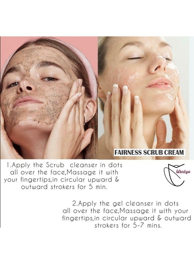 Licorice & Rose Fairness Face Scrub | Improves Skin Texture and Tone (100Gm) Pack of 1 - Image 2