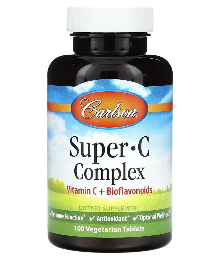 Carlson Super C Complex 100 Vegetarian Tablets