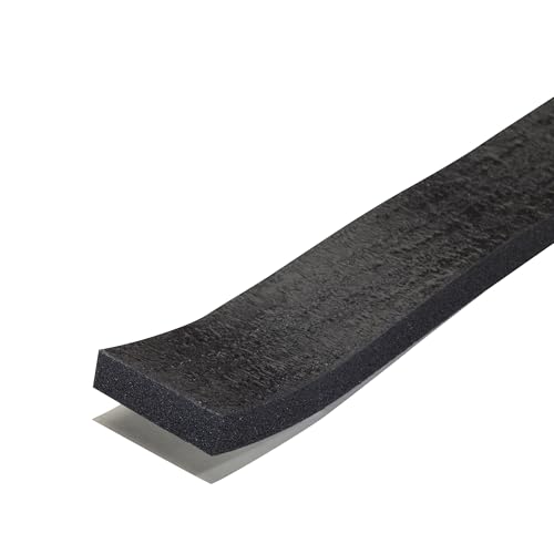 M-D Building Products 43154 3/8 in. x 1-1/4 in. x 10 ft. Black Sponge Window Seal for Ex-Large Gaps - Image 1