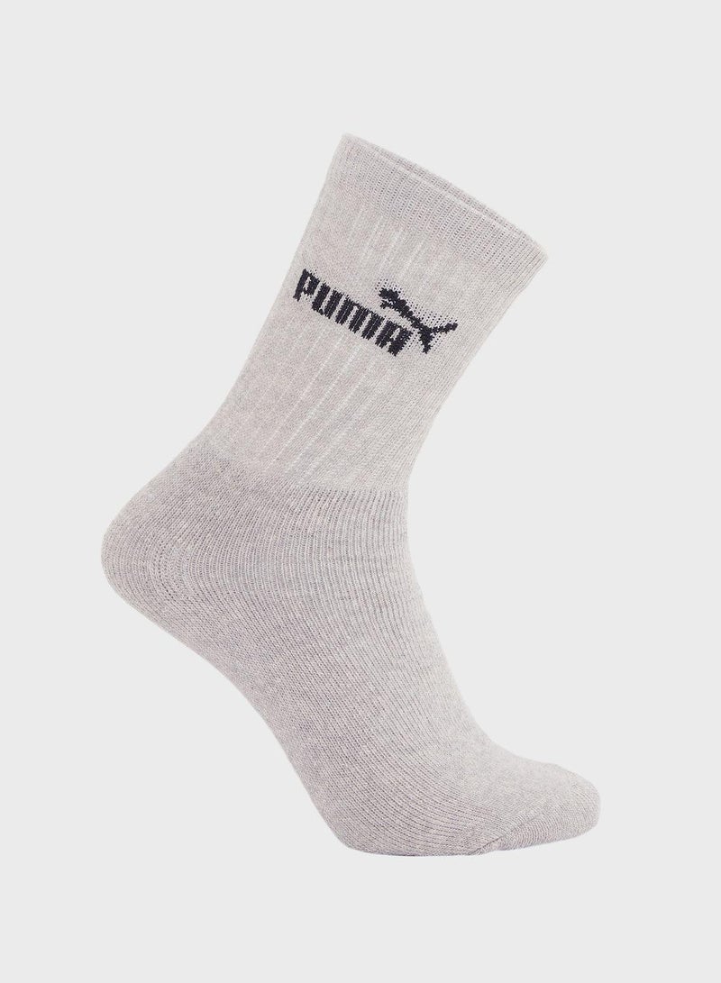 PUMA 3 Pack Elements Crew Socks - Image 3