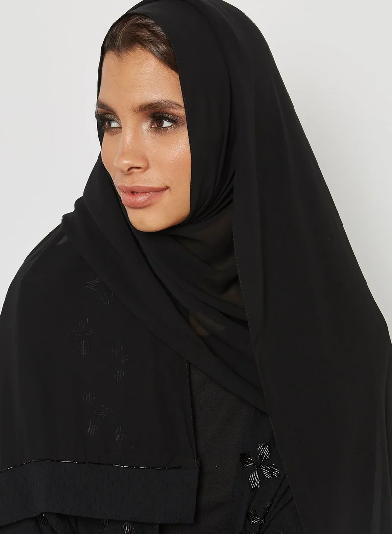 hayas closet Beadwork Abaya