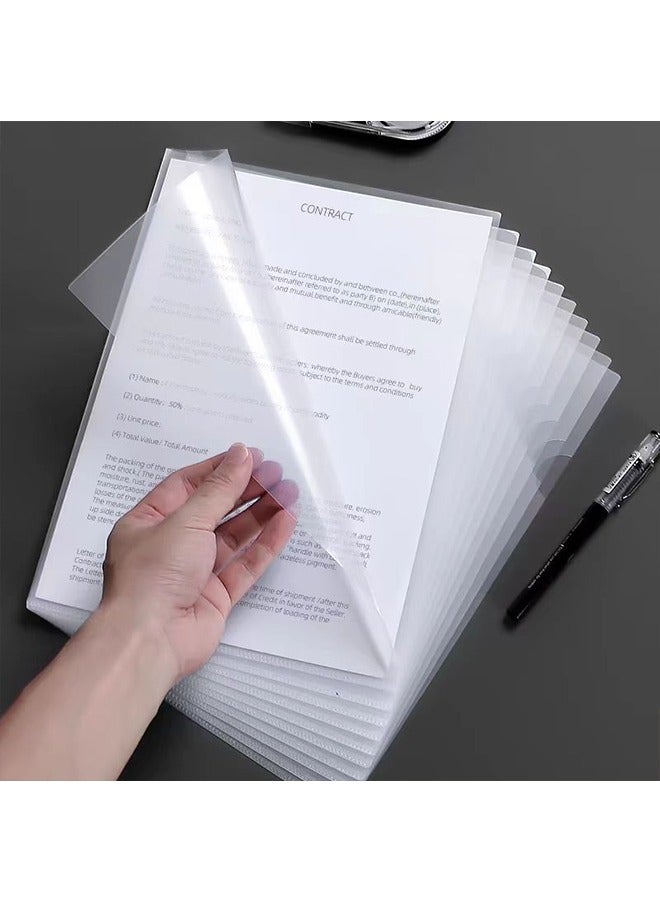 Generic 30 pieces of transparent plastic A4 folder lightweight protective cover - Image 1