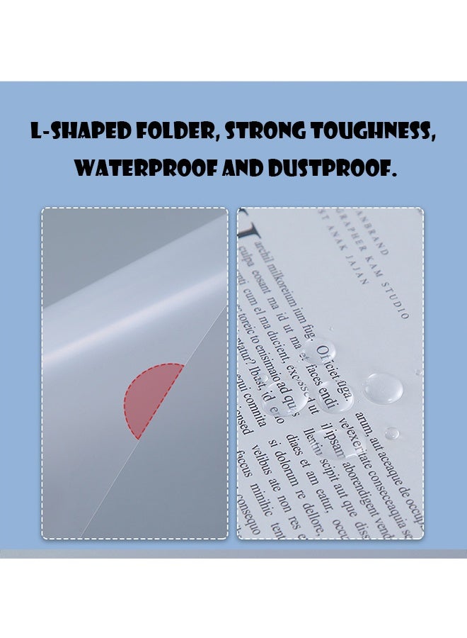 Generic 30 pieces of transparent plastic A4 folder lightweight protective cover - Image 3