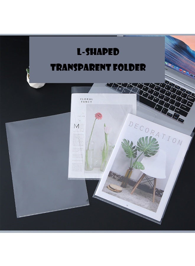 Generic 30 pieces of transparent plastic A4 folder lightweight protective cover - Image 2