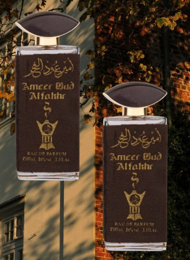 الفخر 2 قطع عطر امير عود الفخر 100مل - Image 1