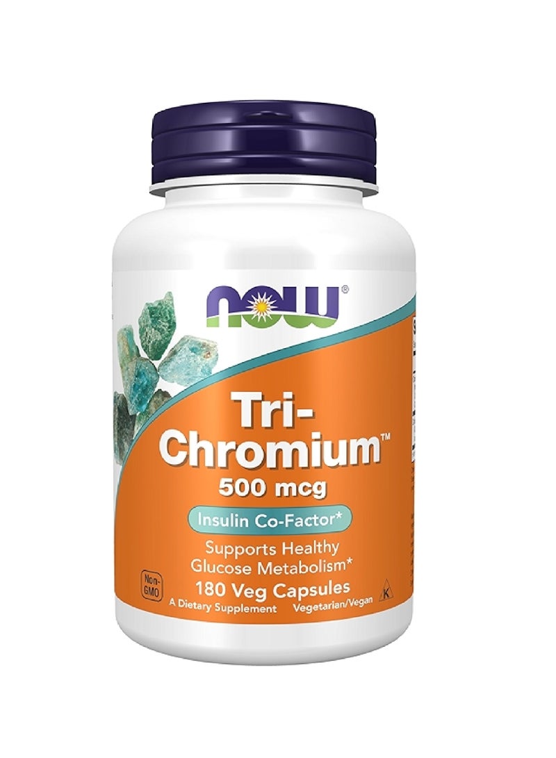 Now Tri-Chromium 500 MCG 180 Capsules