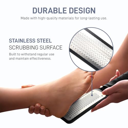 Multibrite Foot Filer Scrubber For Dead Skin Removal, Professional Callus Remover, Foot Care Products & Cleaner For Smooth Feet, Effective Hard Skin Eliminator, Essentials Pedicure Foot Tools - Image 3