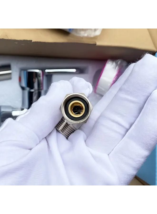 9 16 24 UNEF محول T من النحاس الثقيل سريع التوصيل للأنظمة الهيدروليكية والهوائية - Image 5