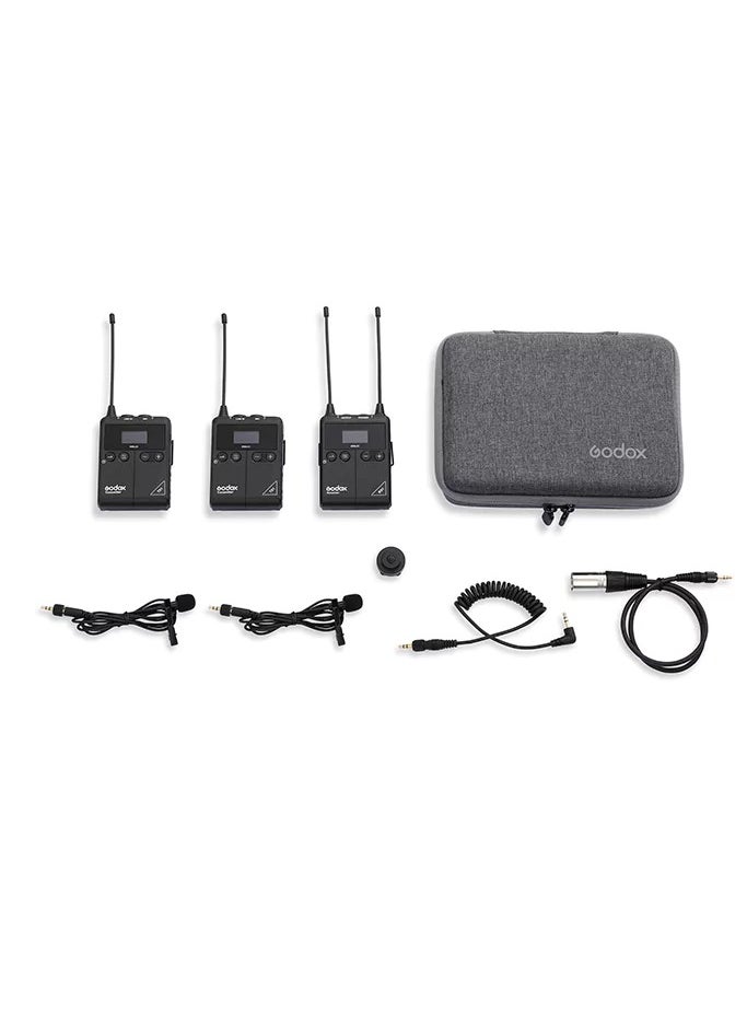 Godox - WMicS1 Kit2 UHF Wireless Mic System - Image 1
