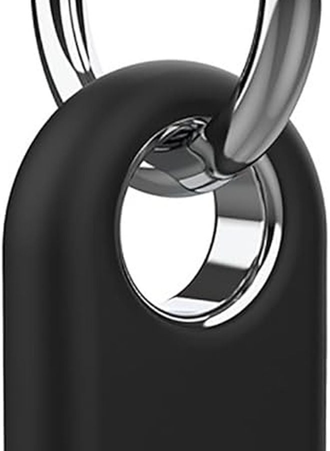 Black Protective Cover Case for SmartTag 2 Locator Anti Loss Keyring Holder - Image 1