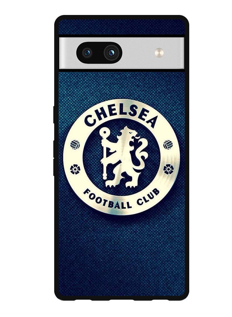 Theodor Protective Case Anti Scratch Shock Proof Bumper Cover For Google Pixel 7a Chelsea Blue - Image 1