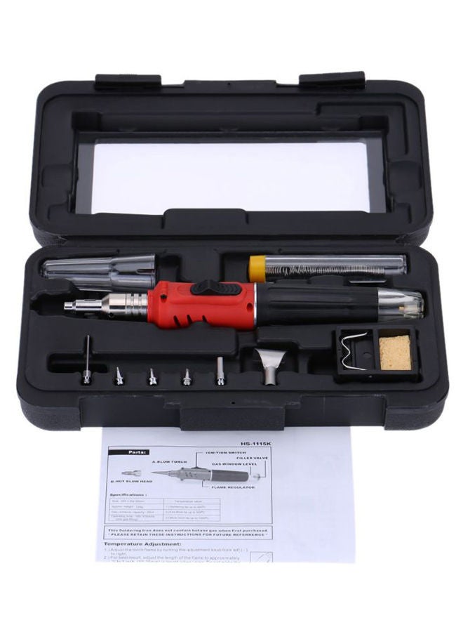 NIBEMINENT 10-In-1 Professional Butane Gas Soldering Kit Multicolour - Image 2