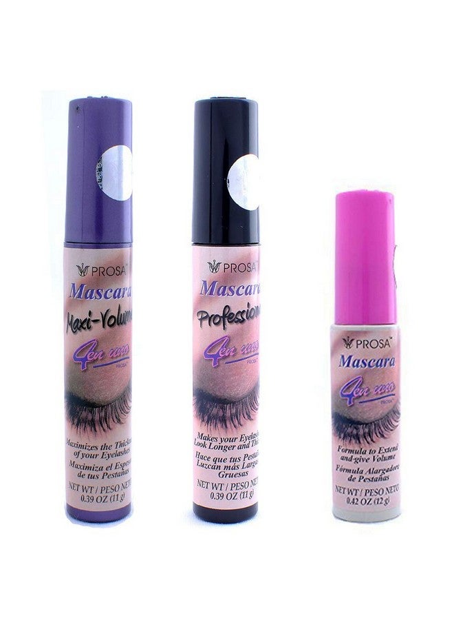 Prosa - Profesional Maxi Volumn Black Mascara 4 In 1 Longer Thicker P1