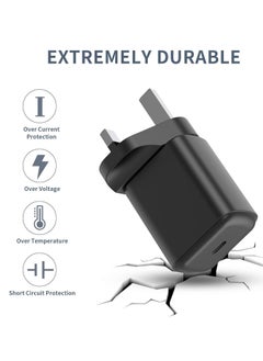 ELTRAZONE 25W USB C Fast Charger Plug, with 2M Cable for Samsung Galaxy S23/S22/S21+/S21/S20+/S20/S9/S8 Ultra Plus Flip 3/Z Fold 3 5G  - Image 4