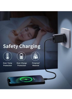 ELTRAZONE 25W USB C Fast Charger Plug, with 2M Cable for Samsung Galaxy S23/S22/S21+/S21/S20+/S20/S9/S8 Ultra Plus Flip 3/Z Fold 3 5G  - Image 5