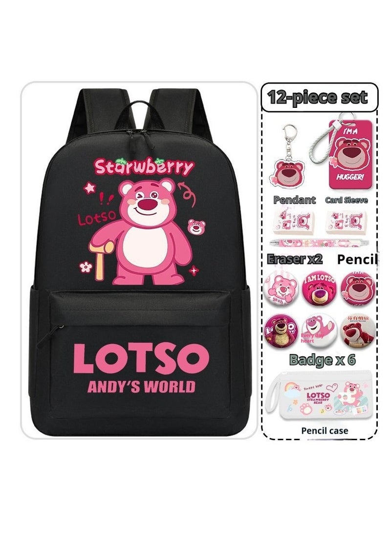 general 13-Piece Cartoon Lotso Backpack Set - Image 1