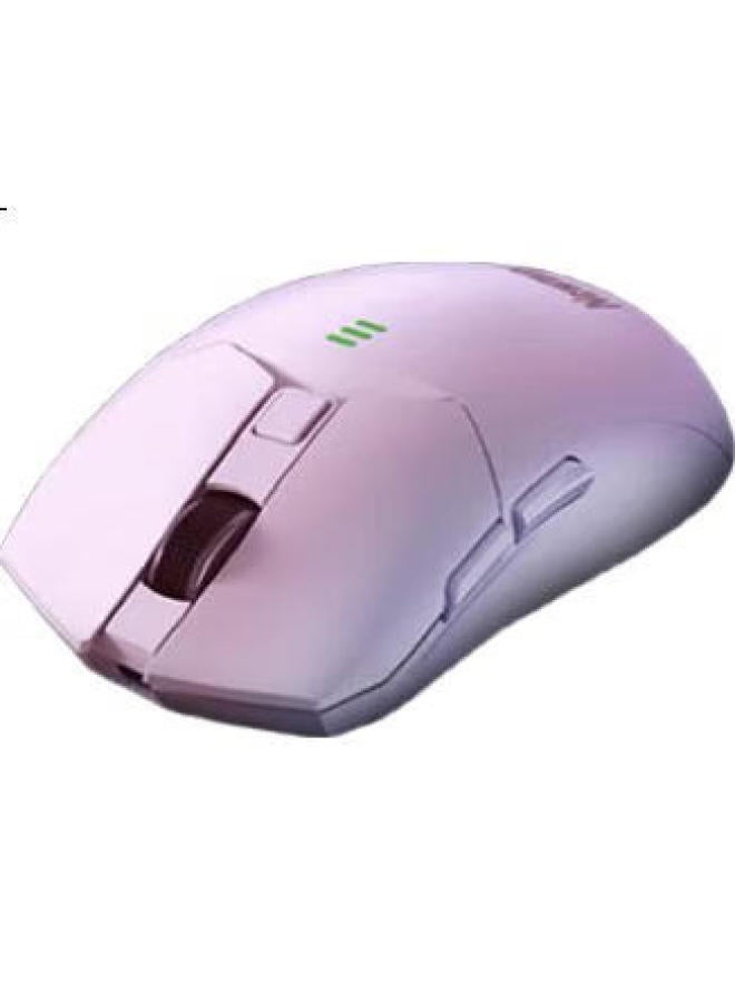 Newmine Nm-M4 Pro White Wireless Bluetooth Dual-Mode Mouse Light And Sound Office Gaming Compact Portable Charging Three-Speed Mouse - Image 1