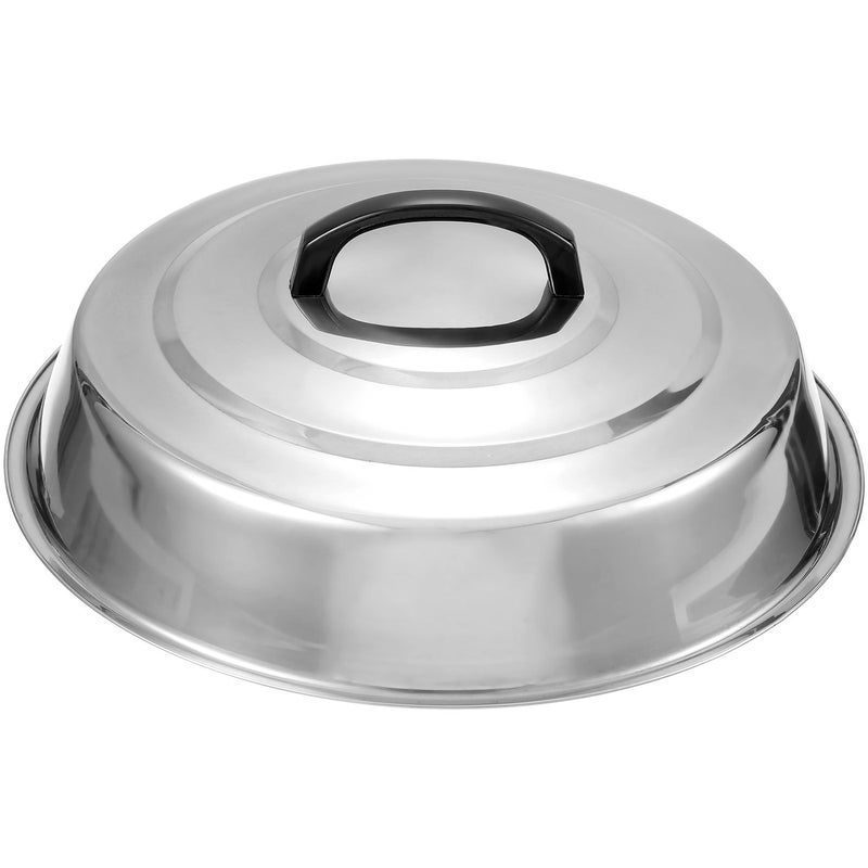 Stainless Steel Pot Lid Round Basting Cover Steaming Cover Cookware For Flat Top Griddle Grill - Image 3
