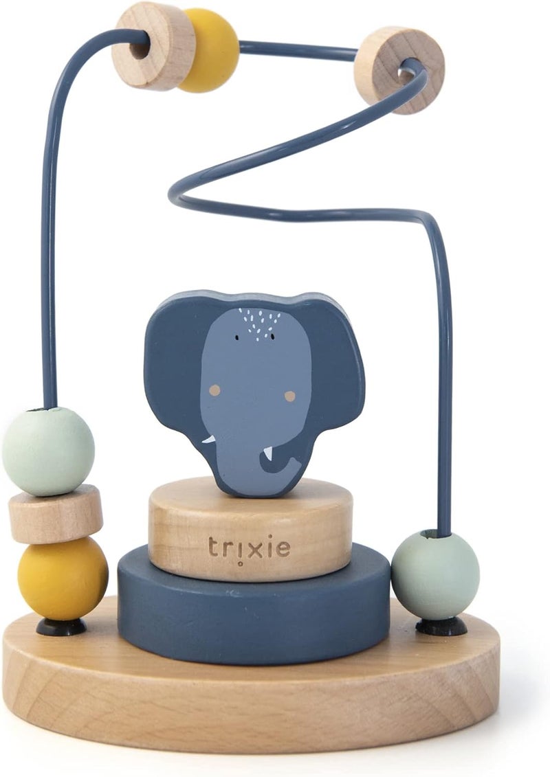 Trixie Wooden Beads Maze - Mrs. Elephant - Image 1