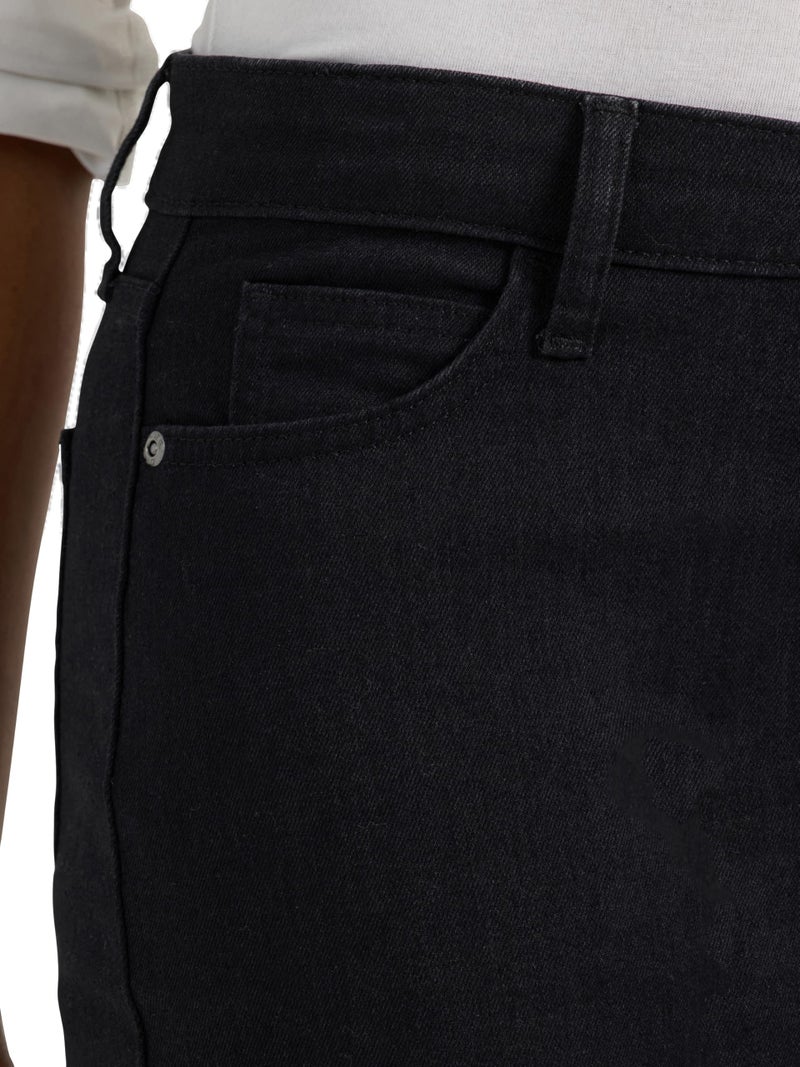Lee Women's Legendary Mid Rise Flare Jean, Black, 12 - Image 2