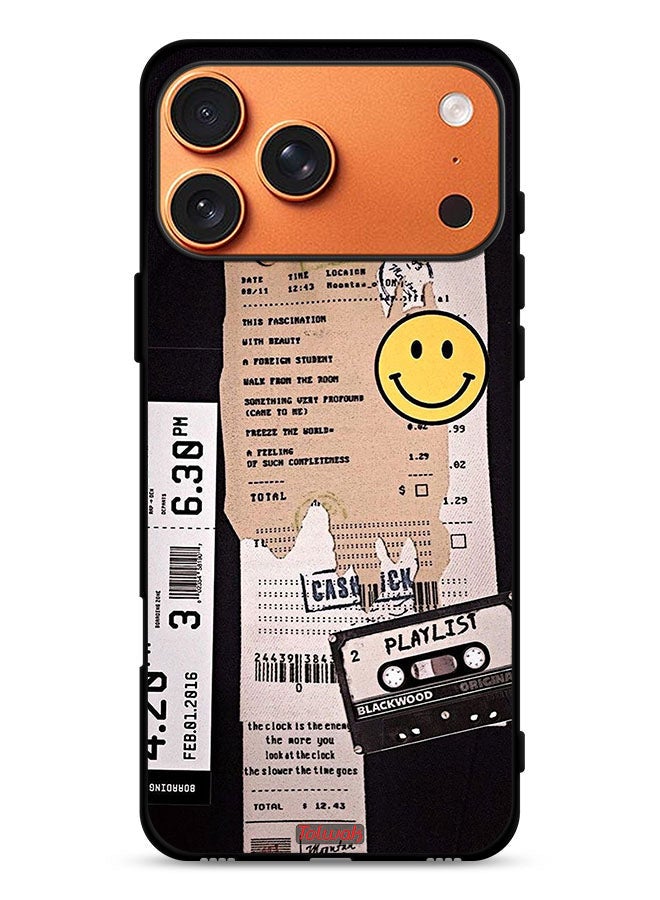 Tolwak غطاء حماية لجهاز آبل آيفون 17 برو ماكس مع ملصق بلاي ليست - Image 1