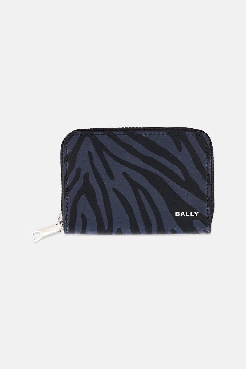 BALLY Men Brand Logo Zip Around Pouch, Multicolor  - Image 1