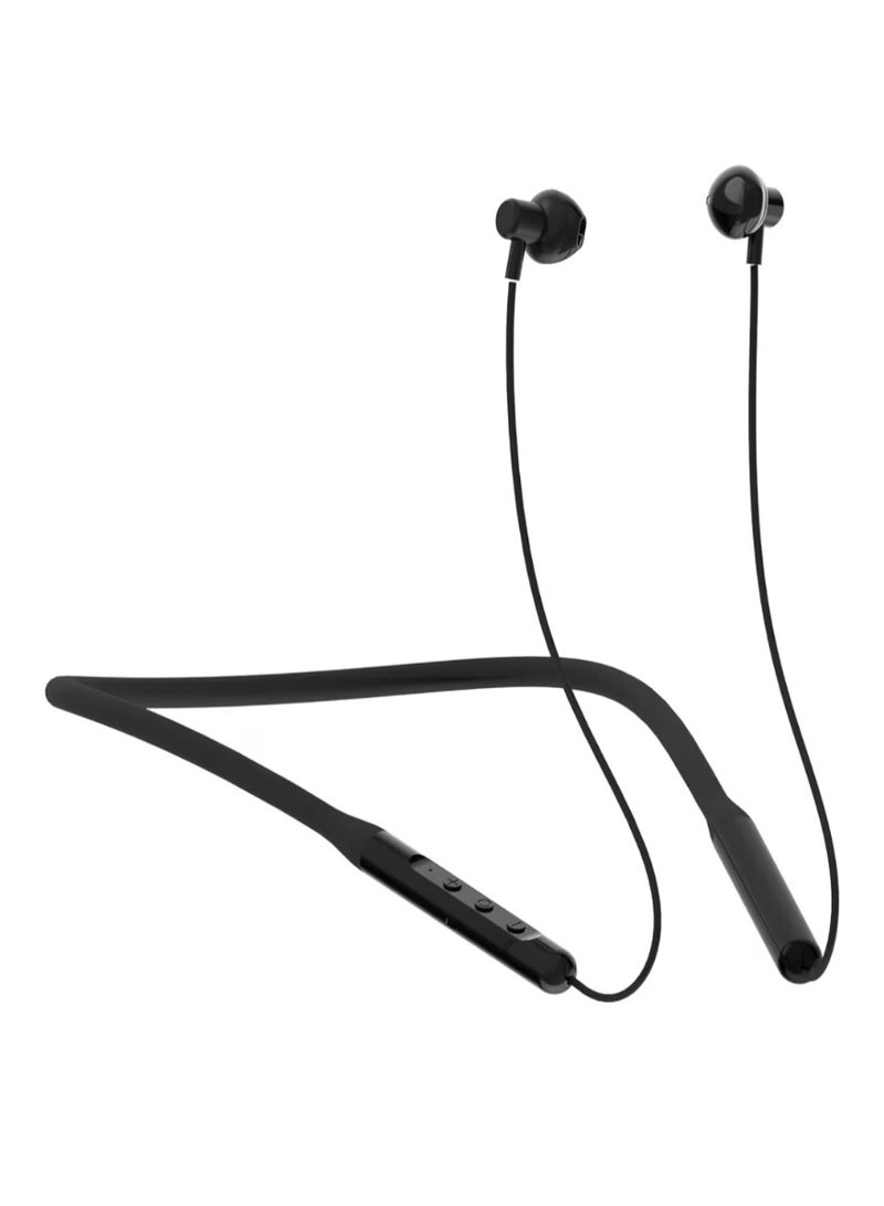 TIT Bluetooth Neckband, Long Battery Life, 8 to 10 Hours Music Time, Wireless Sport Headphones, In Ear, Black - Image 2