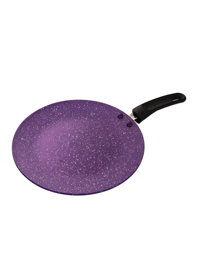 Alda Non Stick Cookware Set 4-Piece (Wok with Lid, Fry Pan, Crepe Pan) - Plum 3mm Induction Friendly | 1 Year Warranty - Image 5