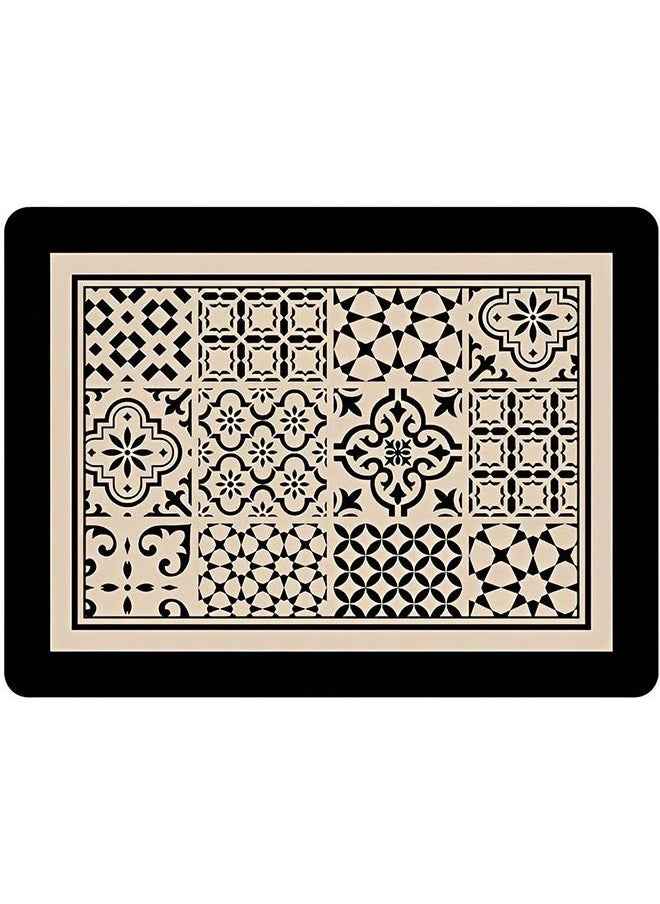 Arabest Coffee Maker Mat, Absorbent Dish Drying Mat, Non-slip Rubber Mat, Easy to Clean, Counter Protector Spill Mat, For Kitchen Counter Coffee Bar Accessories 40x30cm  - Image 5