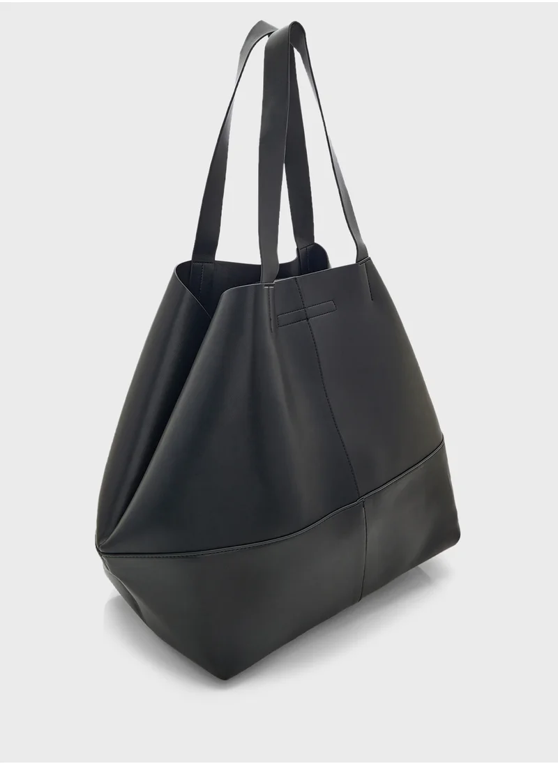 ELLA Multi Panel Oversized Tote Bag