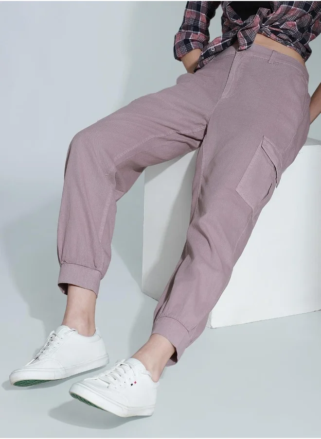 هاي ستار Women Lavender Trousers