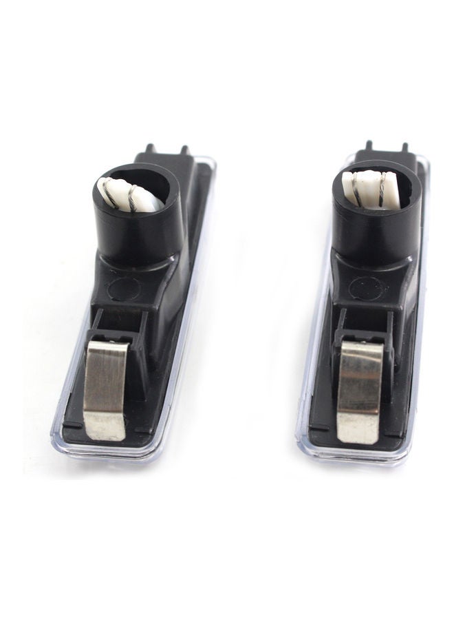 Loquat 2-Piece  Fender LED Side Marker Lights Replacement For BMW (97-03) E39 525i 528i 530i 540i - Image 3