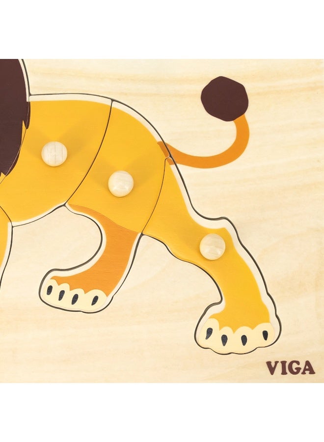 Viga لعبة بازل مونتيسوري أسد - Image 4