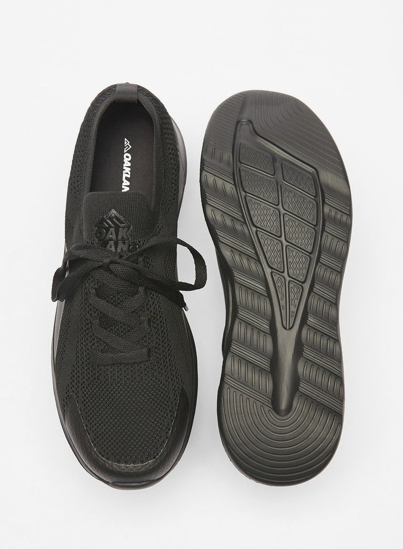 شو اكسبرس أحذية رياضية رجالية سليب أون بنعل سميك بتفاصيل دانتيل - Image 4