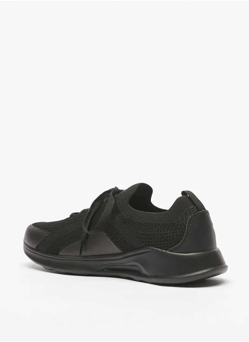 Oaklan by Shoexpress Mens Oaklan Textured Slip-On Sports Shoes With Lace Detail