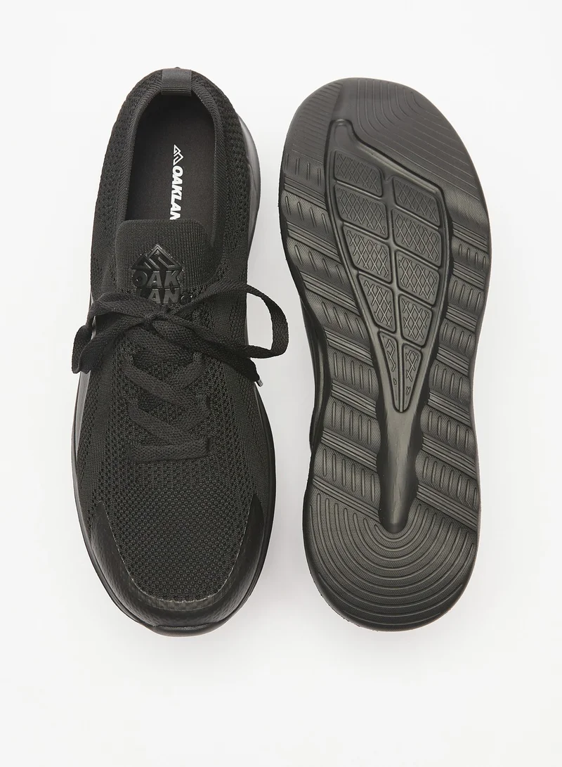 Oaklan by Shoexpress Mens Oaklan Textured Slip-On Sports Shoes With Lace Detail