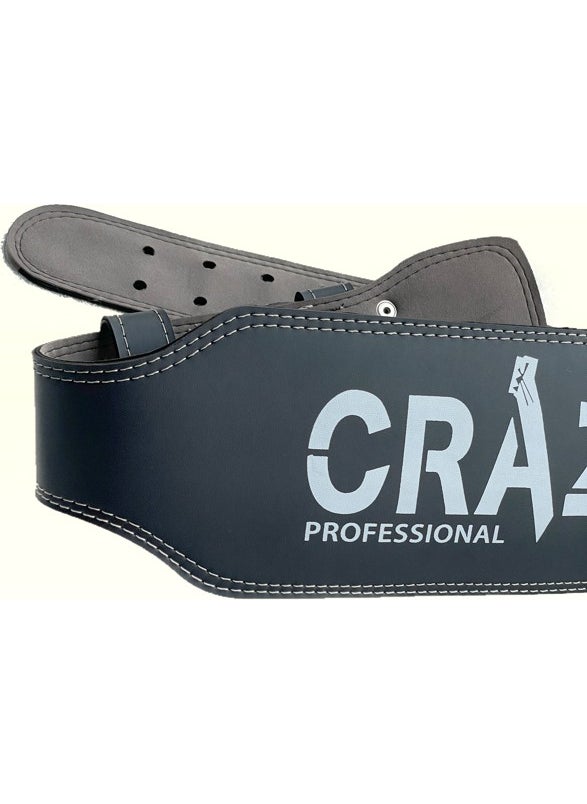 crazy Pro Weight Belt Muscle Building Belt Fitness Belt Weight Lifting Belt Waist Support Belt  - Image 3
