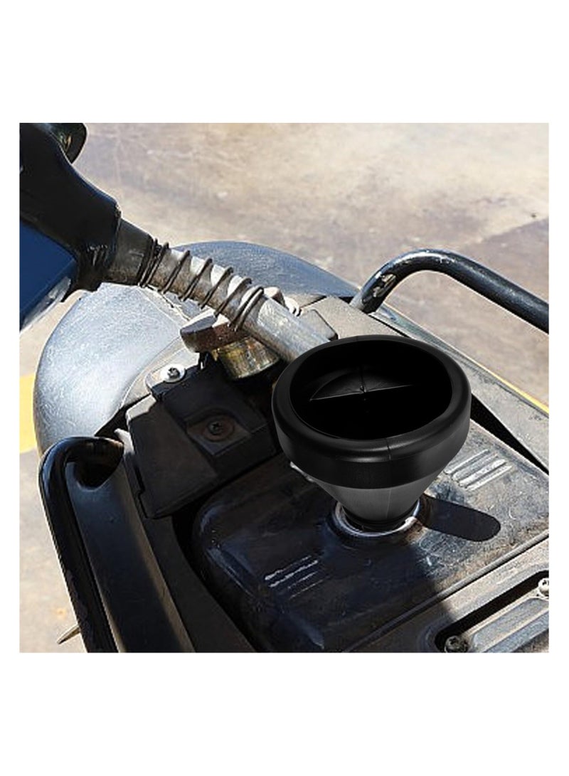 Long Neck Refueling Funnel, Car Accessory Spill Saver, Oil Funnel Spill Saver Radiator Funnel Anti-Splash Square Shape Petrol Funnel Automotive Motorcycle Refueling Tool for Most Gas Tanks Fuel Funnel - Image 2